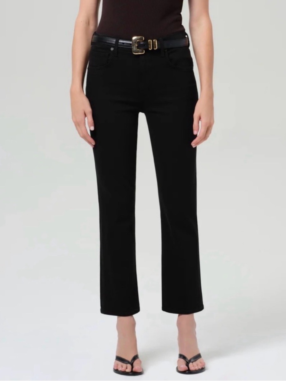 Citizens of Humanity Isola Cropped Boot Jeans - Size 27
